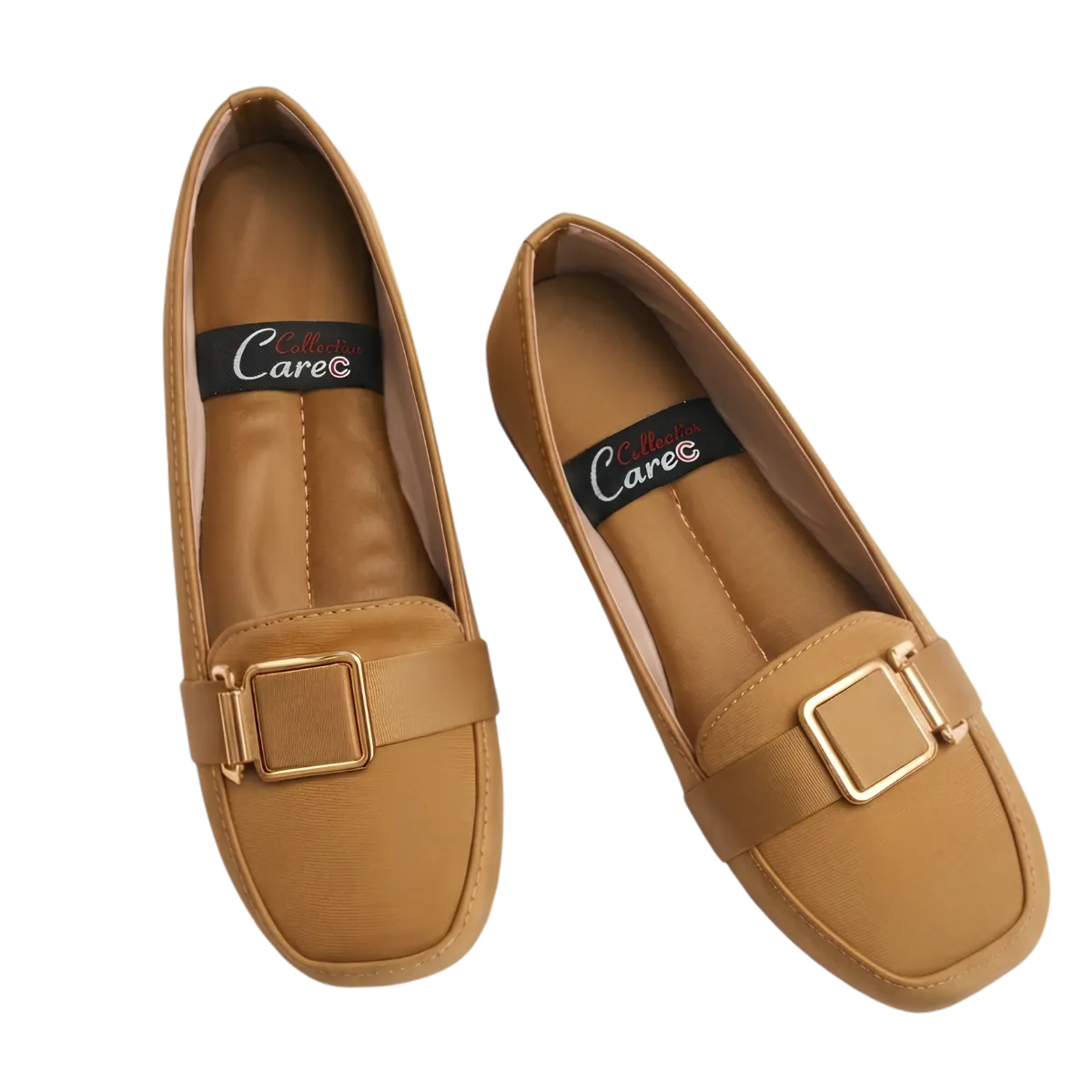 Women's Slip-On Loafers with Buckle Detail