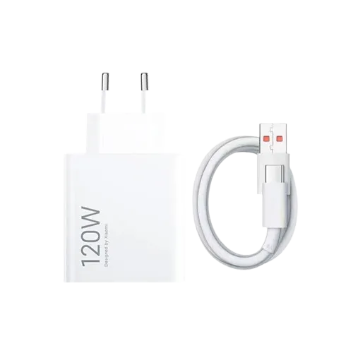 Xiaomi 120w Eu Plug Qc3.0 Fast Quick Turbo Charger With Cable
